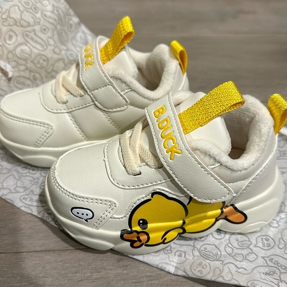 B. Duck toddler plush sneakers - Picture 1 of 3